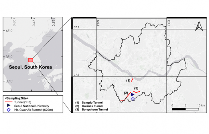 지구환경과학부 안진호 교수 연구팀,  자동차 배출 온실가스, 이제 ‘지문’으로 구별한다